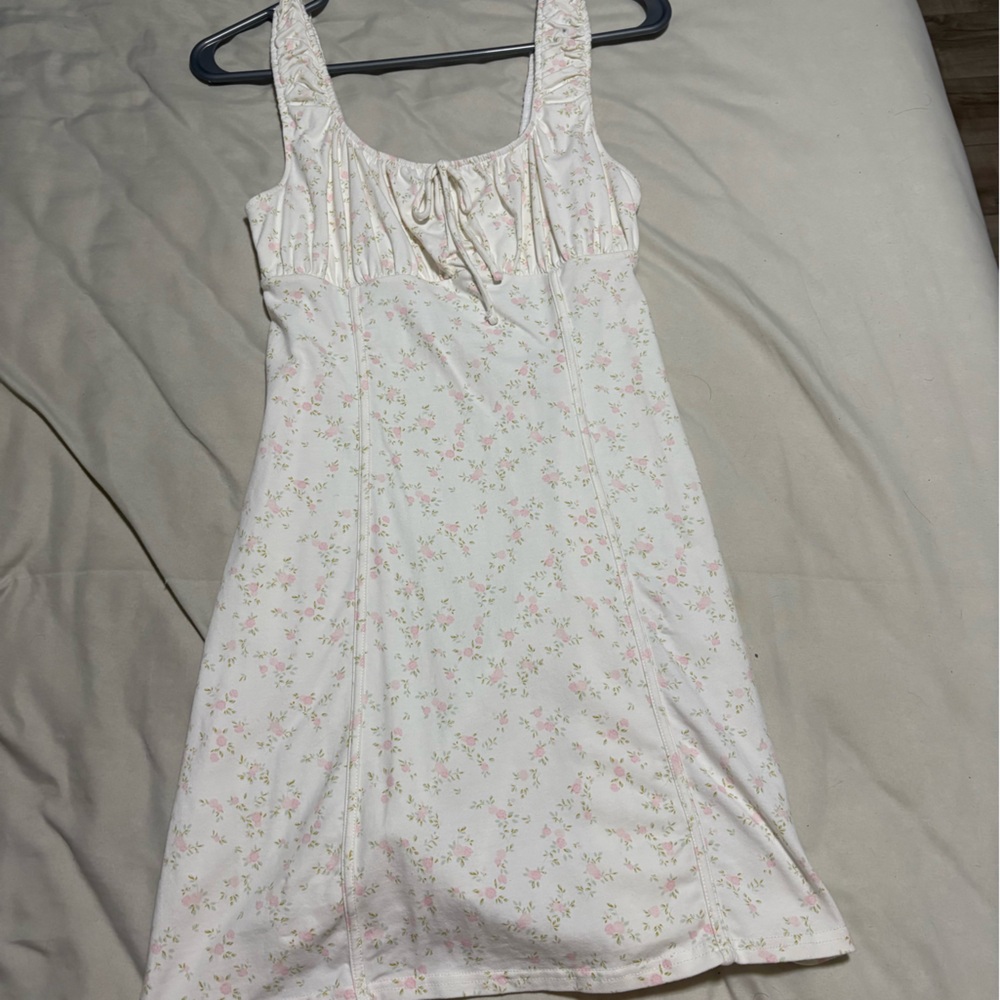 H&M Floral Cream Dress